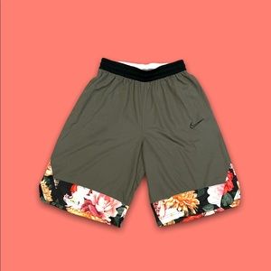 Nike floral print basketball shorts